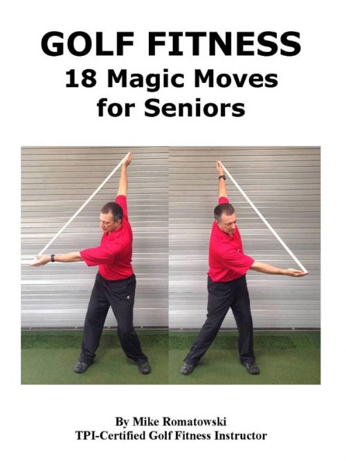 Cover of the e-book Golf Fitness: 18 Magic Moves for Seniors.
