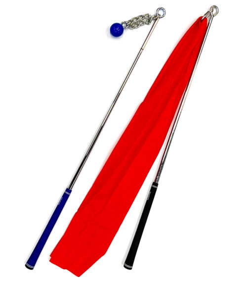 Mach 3 JetStick and IronWhip golf swing speed training tool